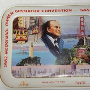 McDonald's Vintage RARE 1982 Convention Tray